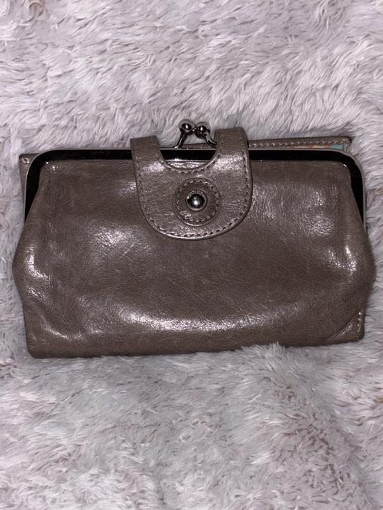 HOBO Handbags - Hobo Vintage Grey Wallet with Kisslock